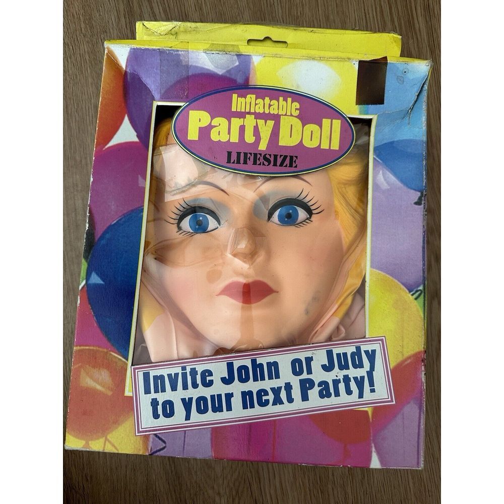 VTG‎ Inflatable Lifesize Party Doll (Gag Gift) Bachelorette Halloween Birthday